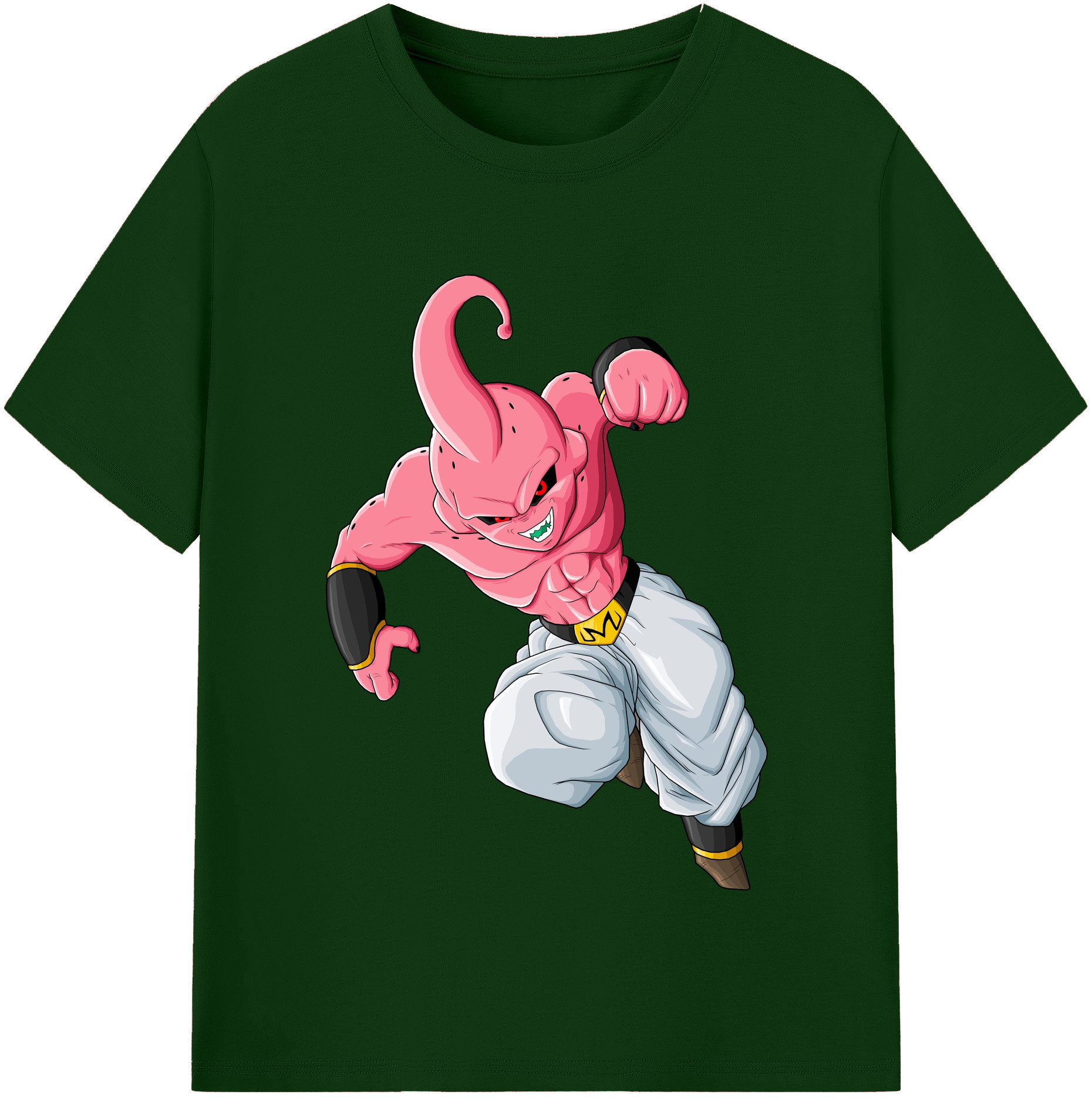 （画像用） ドラゴンボール 魔人ブウ DRAGON BALL Majin Buu 綿100％半袖Tシャツ（フロントプリント）